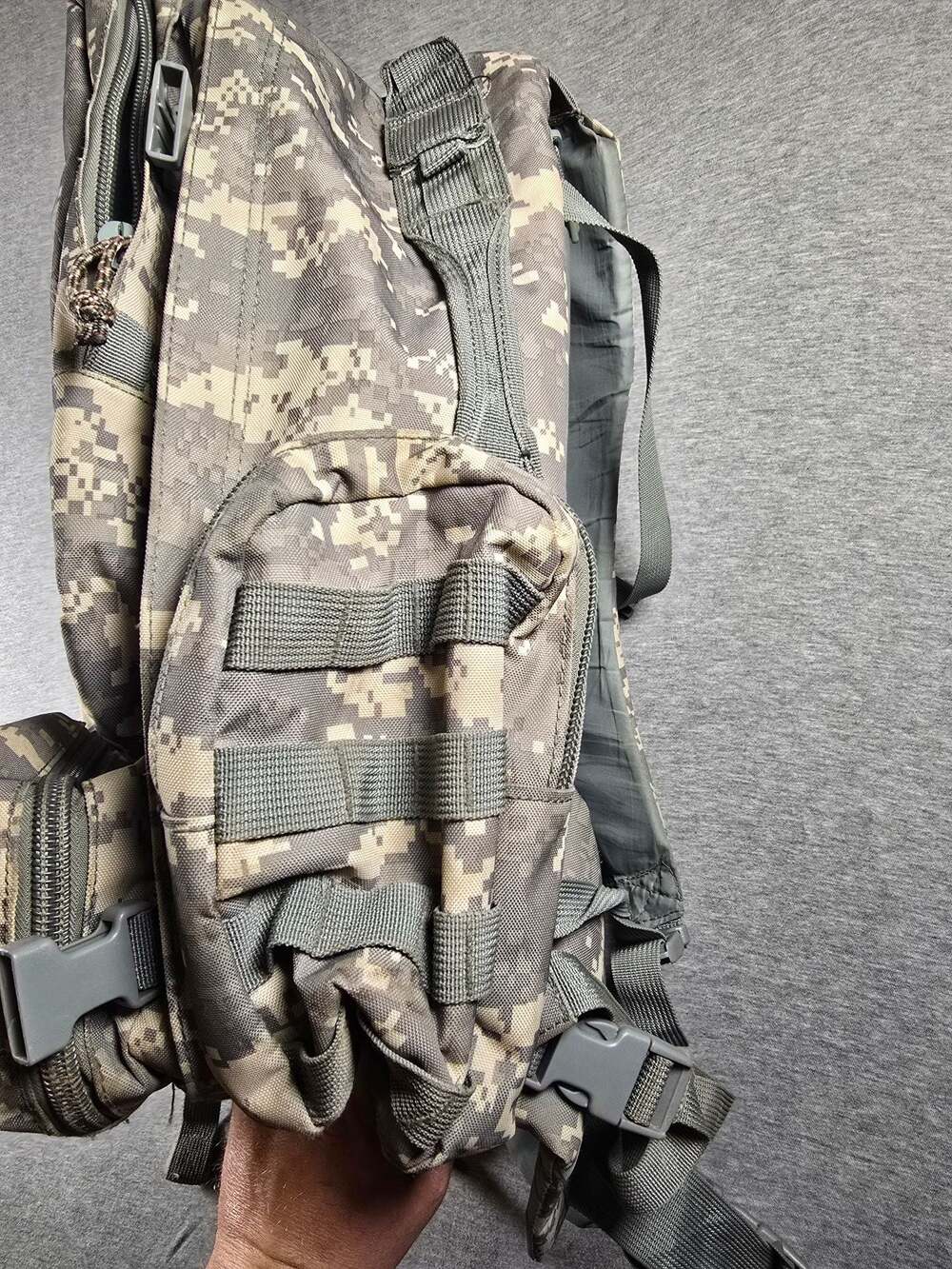 Military Style Digital Camo Tactical Backpack - Picture 3 of 7